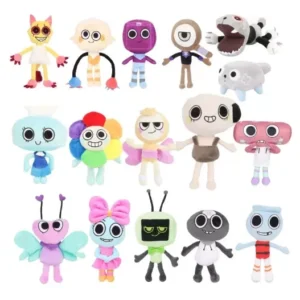 Dandy'S World Plush Pebble Finn Flutter Dandys World Plushie Horror Game Soft