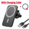 15W Magnetic Fast Wireless Magsafe Car Charger For iPhone 14 13 12 Pro Max Mini