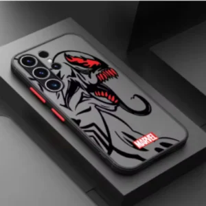 Matte Black Marvel Samsung Galaxy Cases