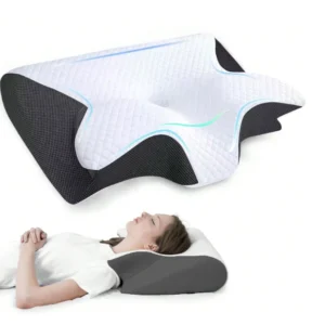 Dreamz Memory Foam Cervical Pillow Pain Relief Ergonomic Neck Shoulder Support