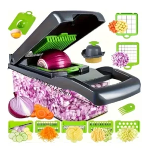 16-In-1 Vegetable Fruit Chopper Cutter Food Onion Veggie Dicer Slicer Kitchen